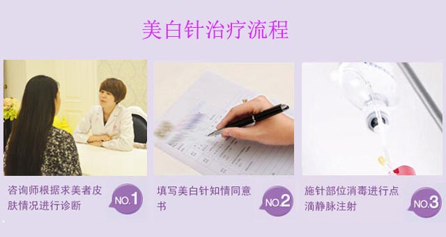 针剂美白针流程